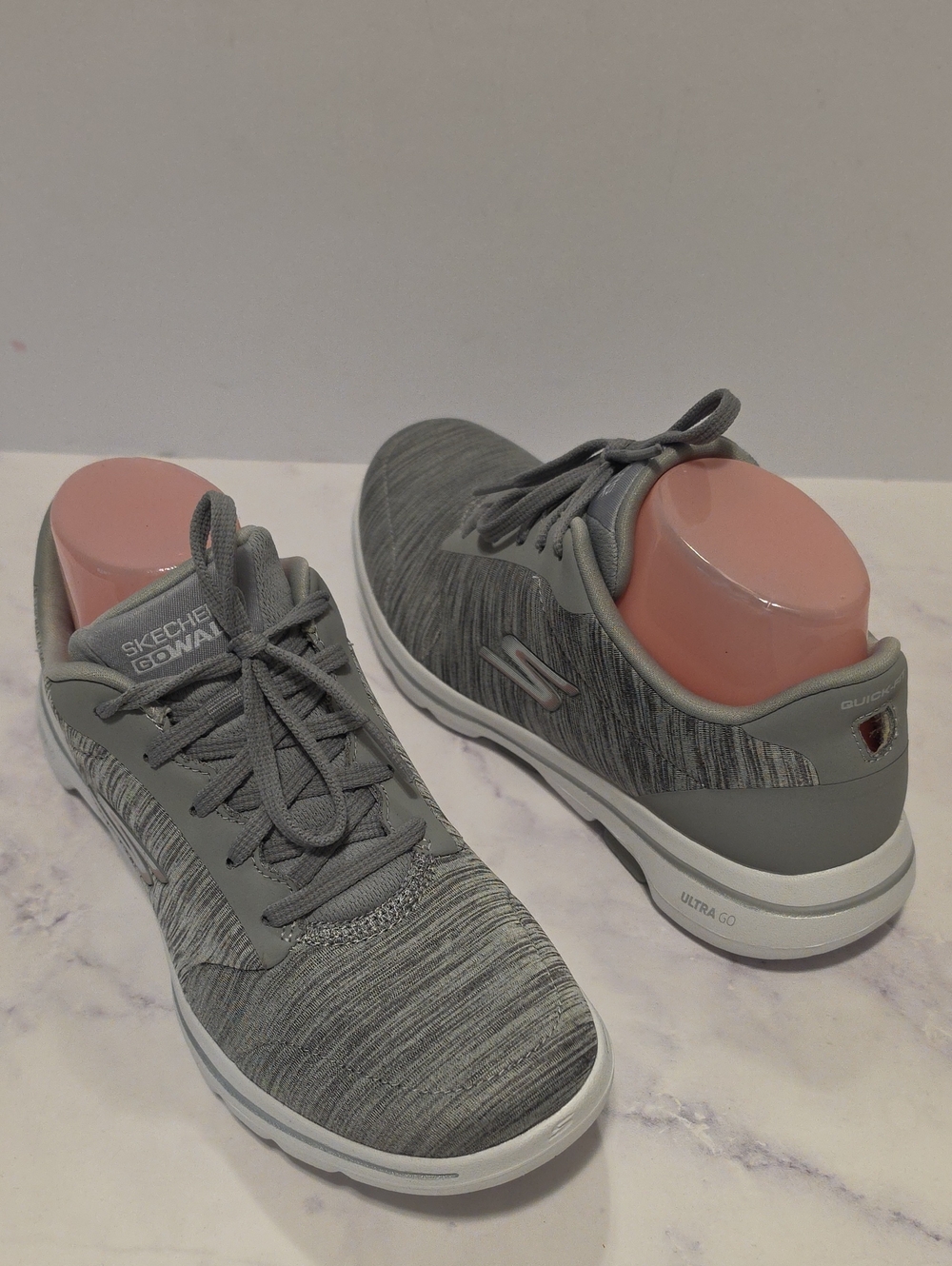 Skechers GOwalk Lightweight  Grey Walking Shoes Brand New No Tag